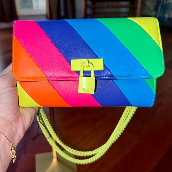 Kurt Geiger London Brixton Leather Shoulder/Crossbody. NWOT - Picture 14 of 16